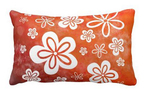 Daisy-on-Fire lumbar pillow
